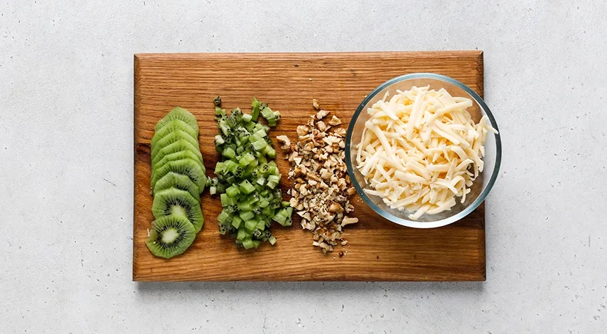 Салат Малахитовый браслет: шаг 3