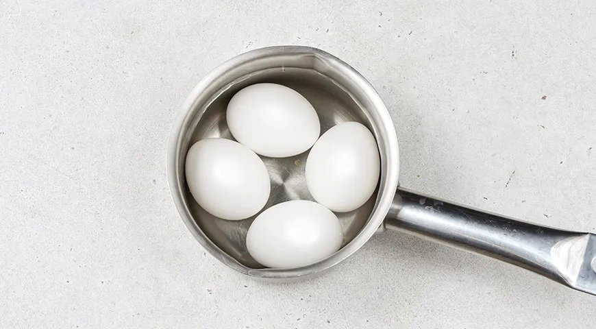 Салат «Мимоза» без майонеза: шаг 3