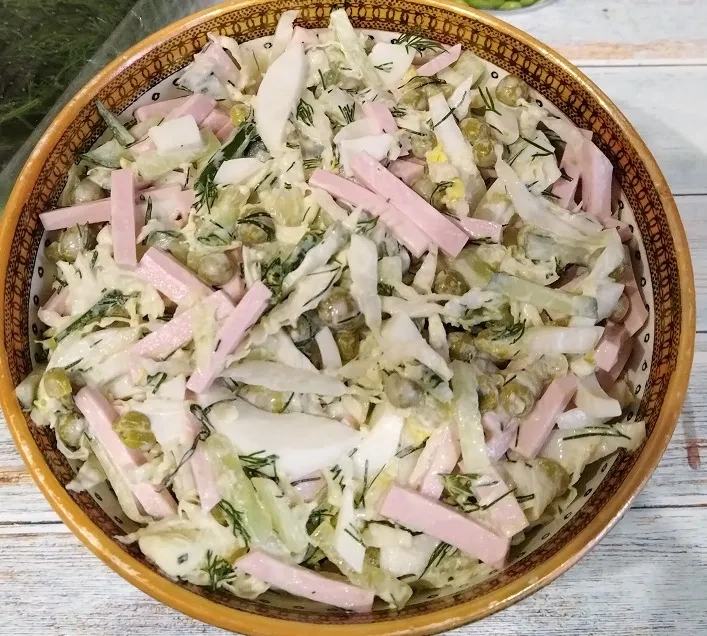 Салат «Новогодние звезды»: шаг 3