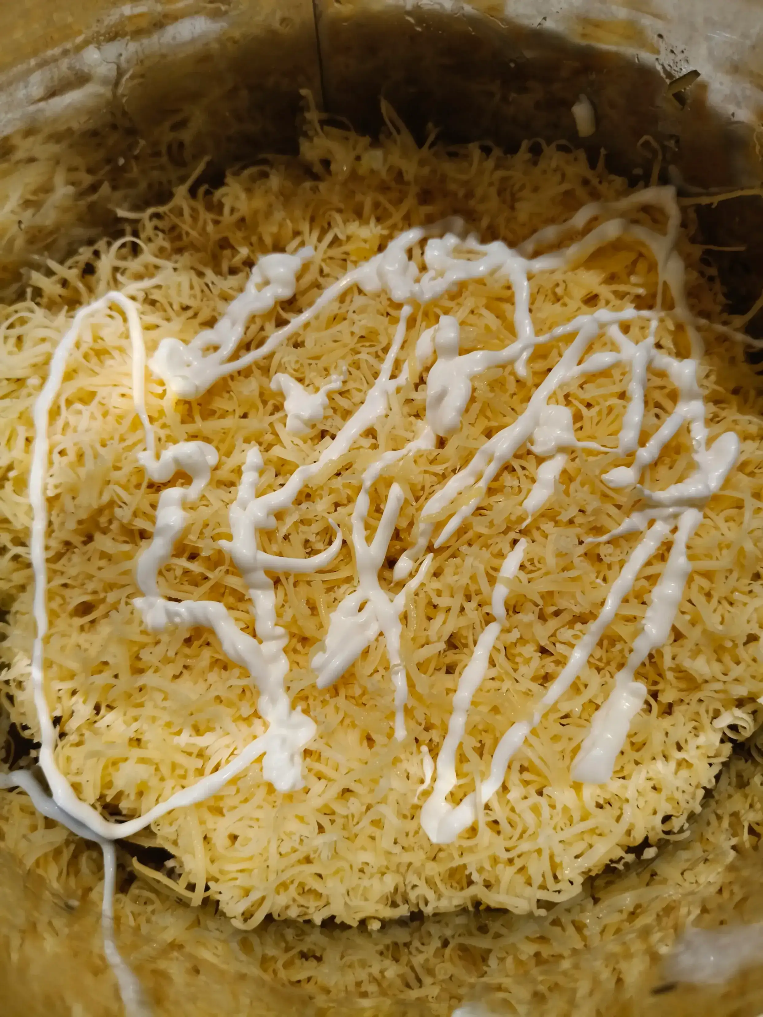 Салат с форелью: шаг 3