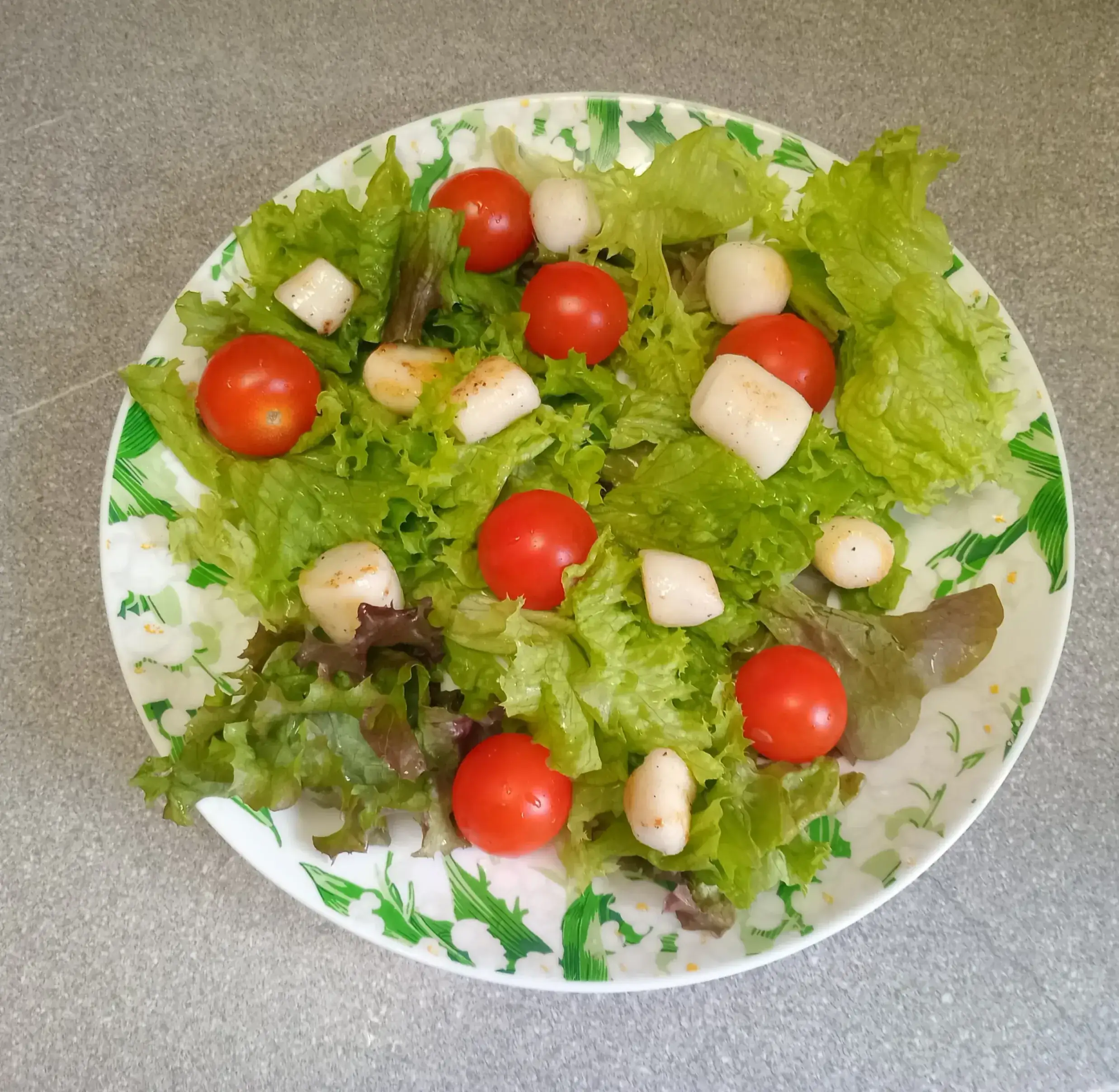 Салат с гребешками: шаг 3