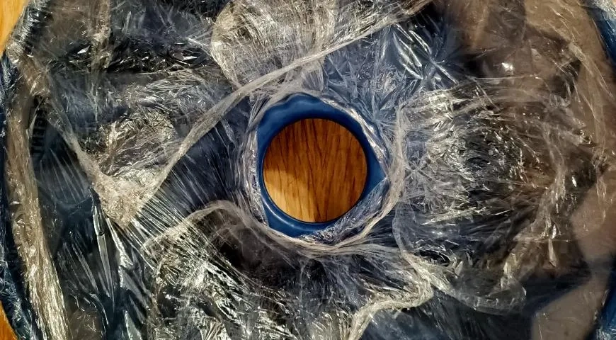 Салат с курочкой и баклажаном-гриль: шаг 3