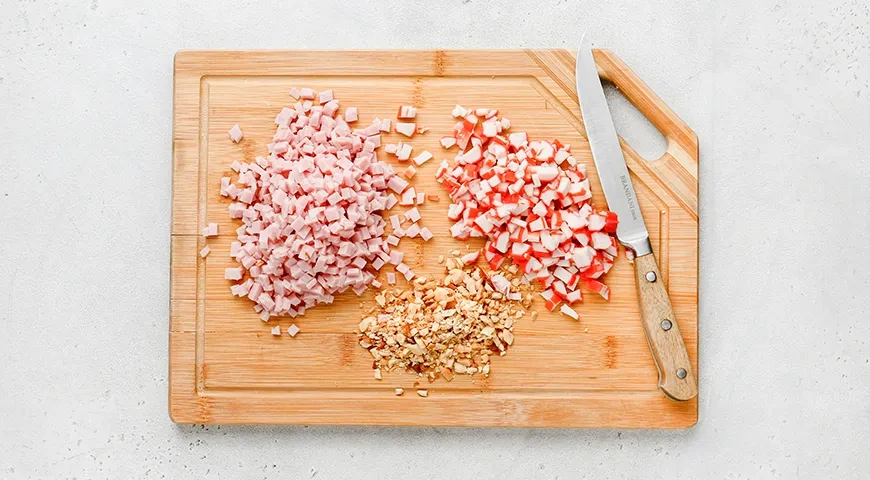 Салат Снежная королева: шаг 3