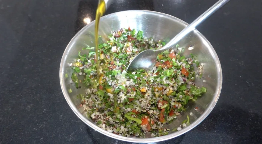 Салат табуле с киноа: шаг 3