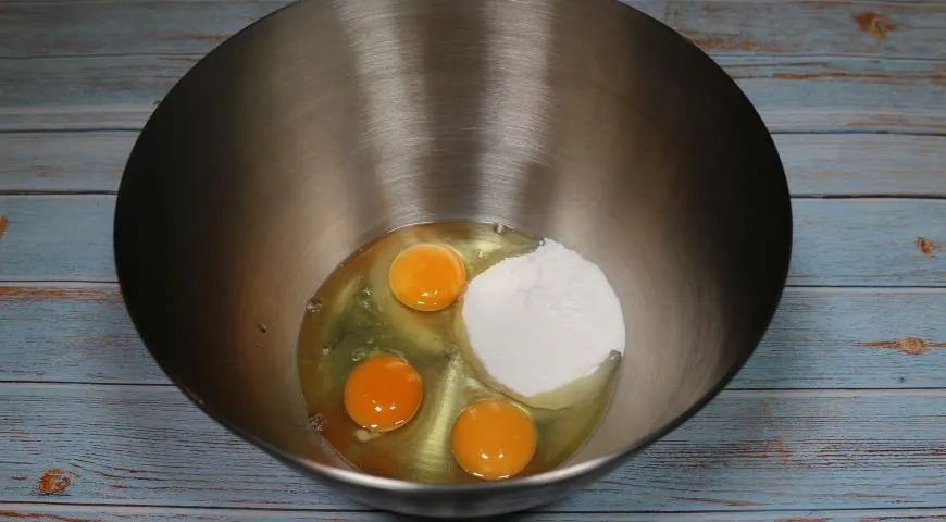 Шоколадный фондан с разрыхлителем: шаг 3