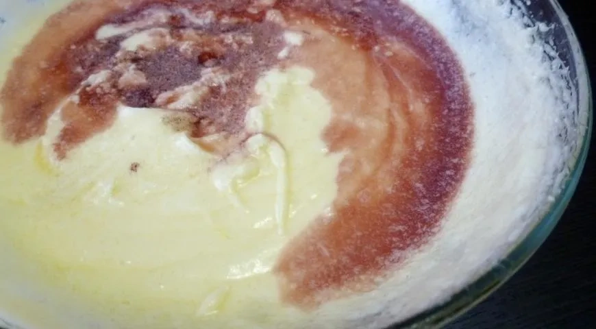 Шоколадный кекс с красным вином: шаг 3