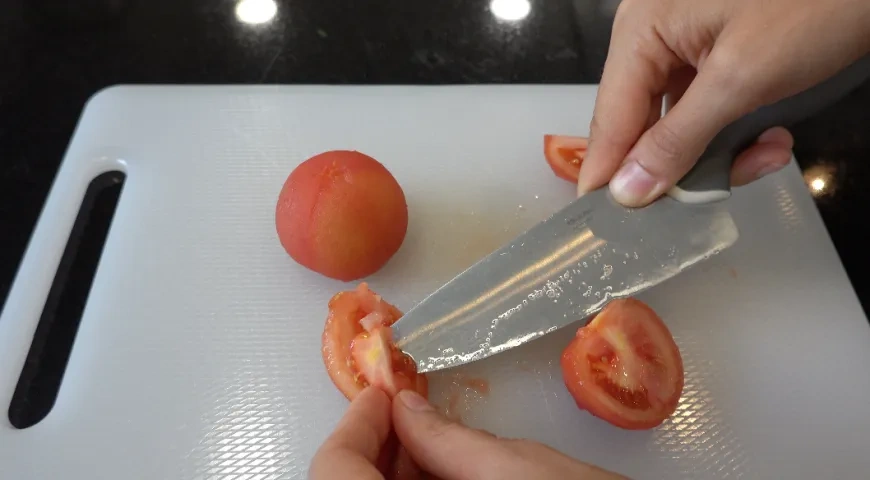 Сибас с овощами в духовке с французским соусом вьерж: шаг 3