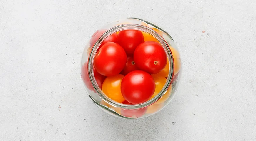 Сладкие маринованные черри: шаг 3