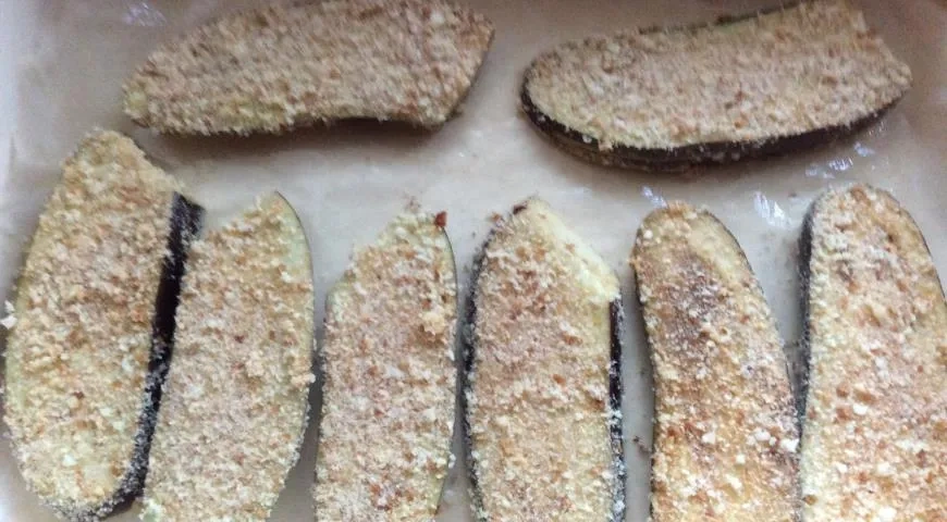 Слоеные баклажаны: шаг 3