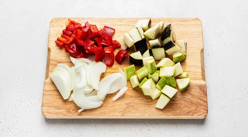 Соте из индейки с рисом: шаг 3