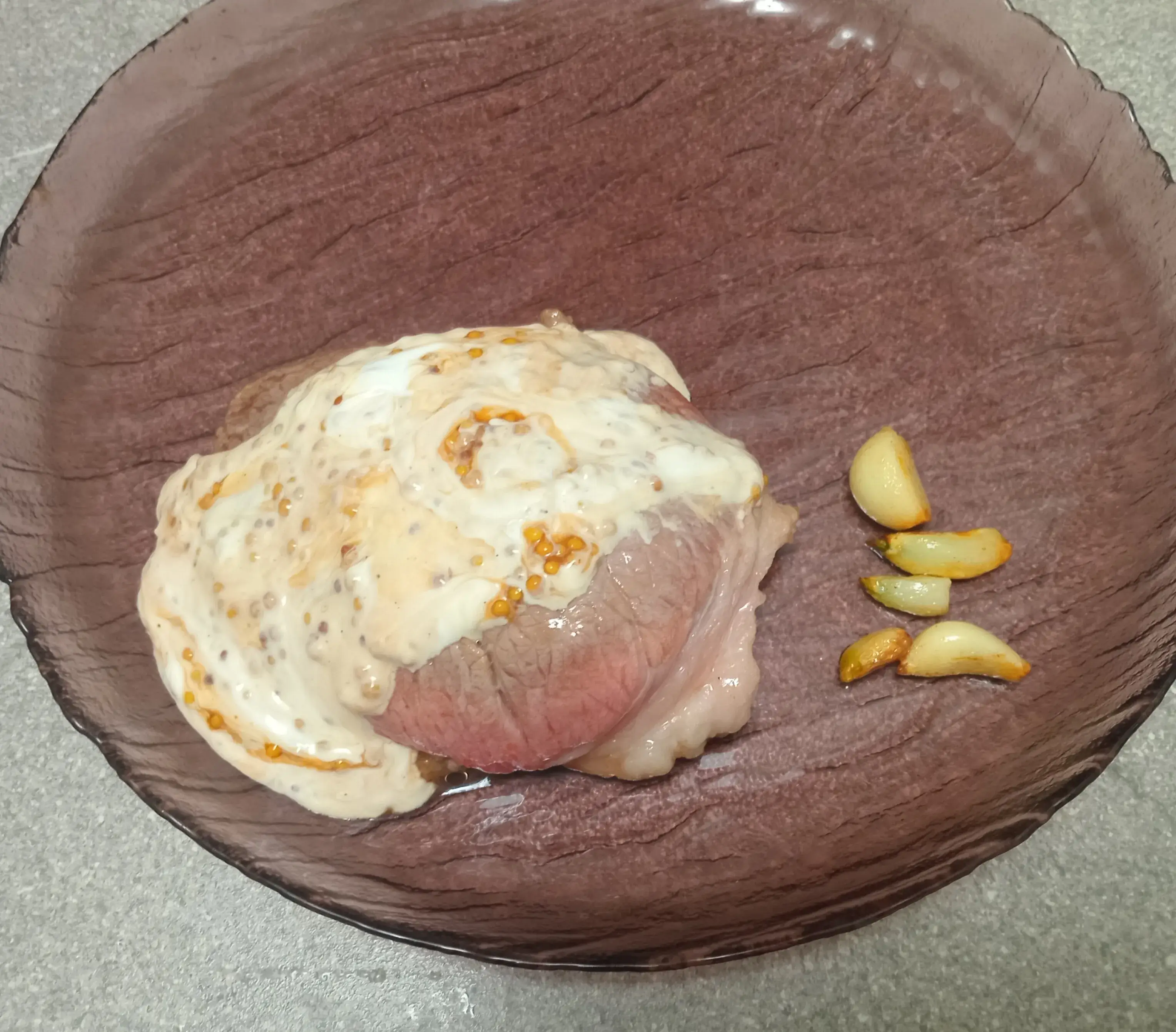 Стейк из говядины с соусом из зернистой горчицы: шаг 3