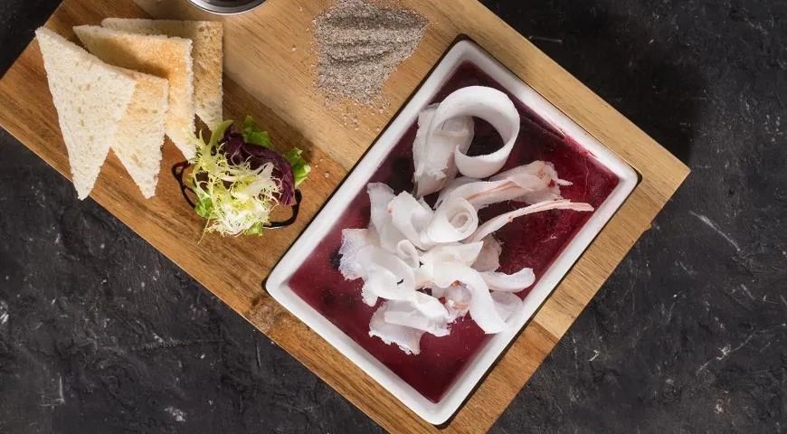 Строганина из малоглазого макруруса: шаг 3