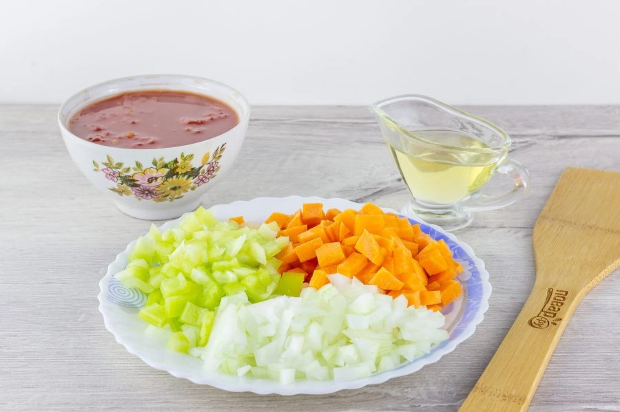 Шаг 3: Суп с булгуром и чечевицей