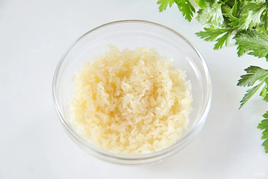 Шаг 3: Суп с курицей рисом и плавленым сыром