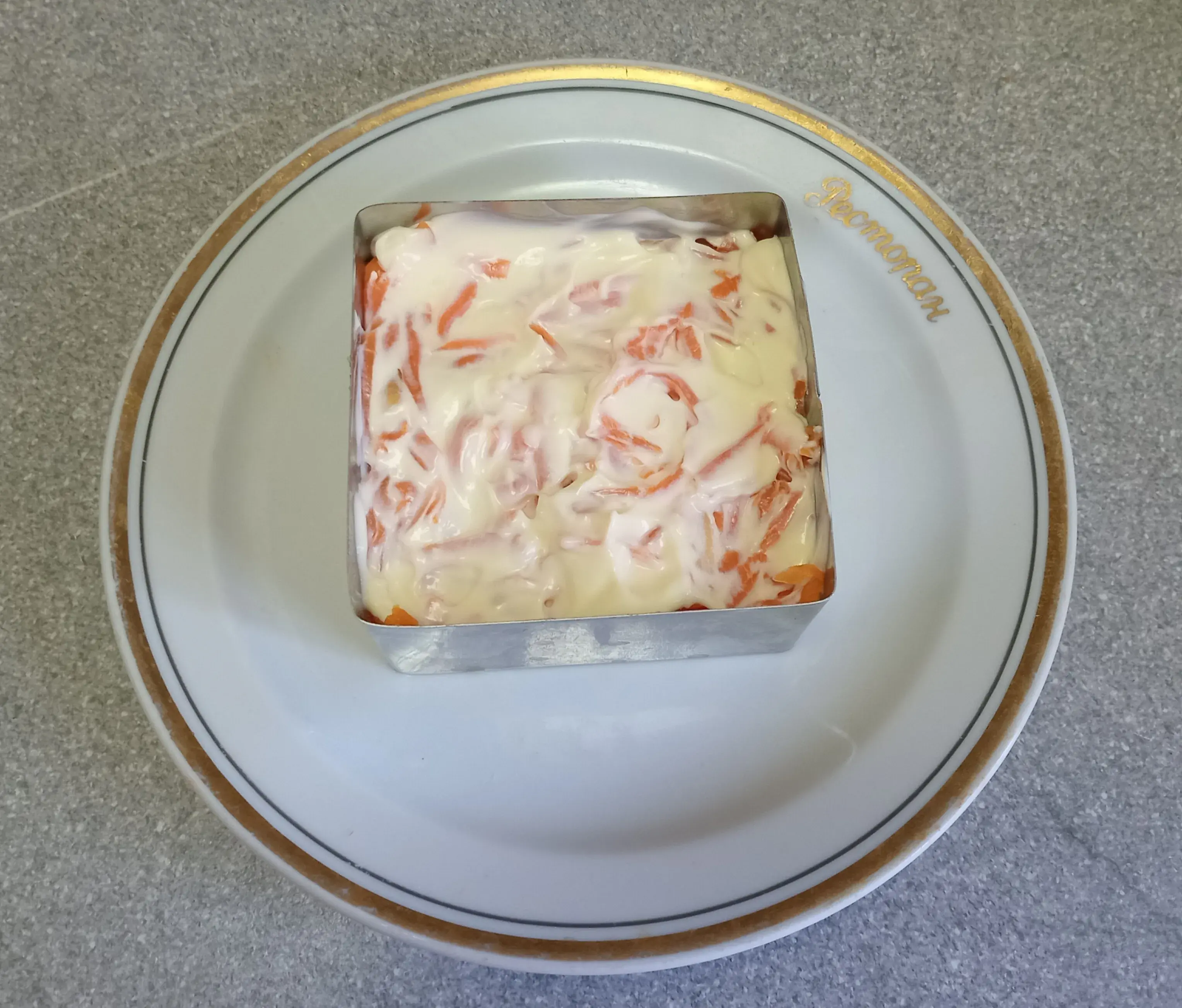 Сыр под шубой: шаг 3