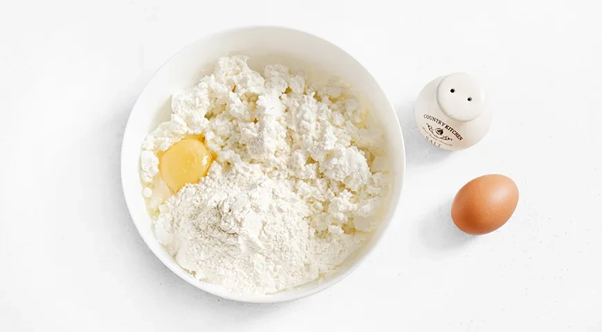 Сырники с грибами: шаг 3