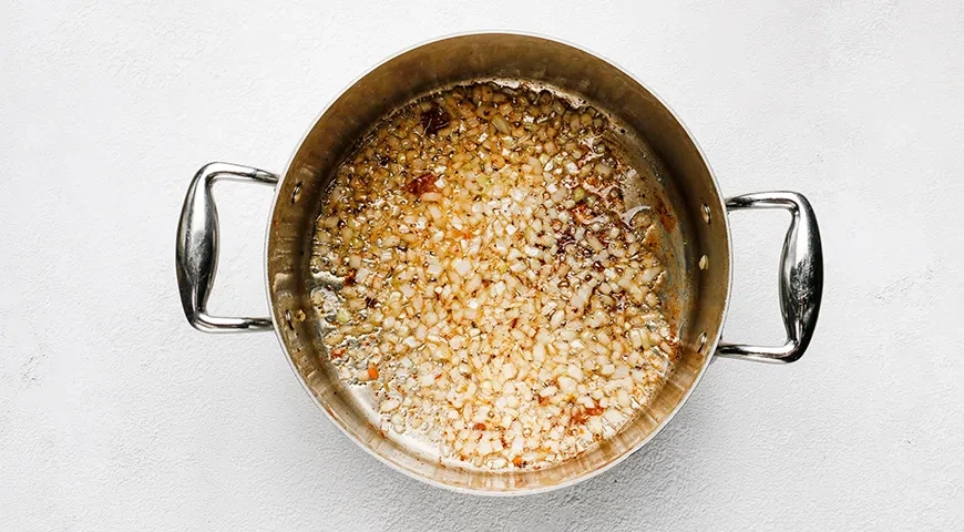 Сырный суп с ветчиной и беконом: шаг 3