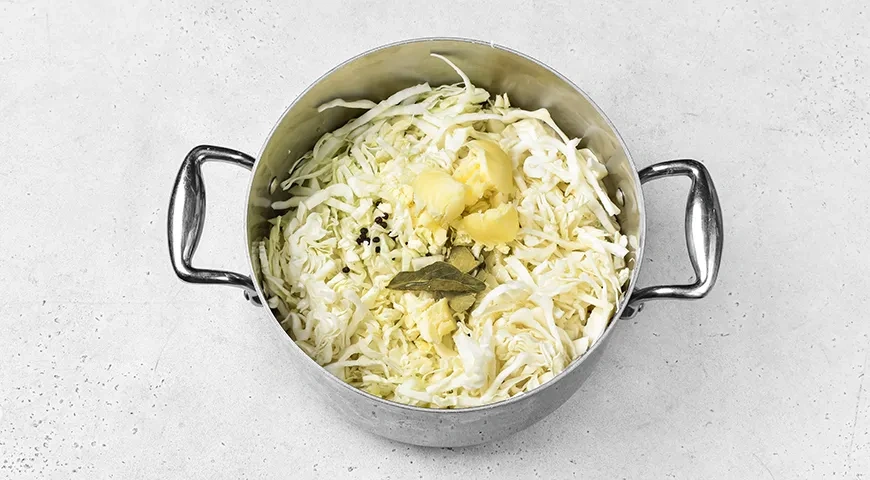 Та самая капуста, как в школьной столовой: шаг 3