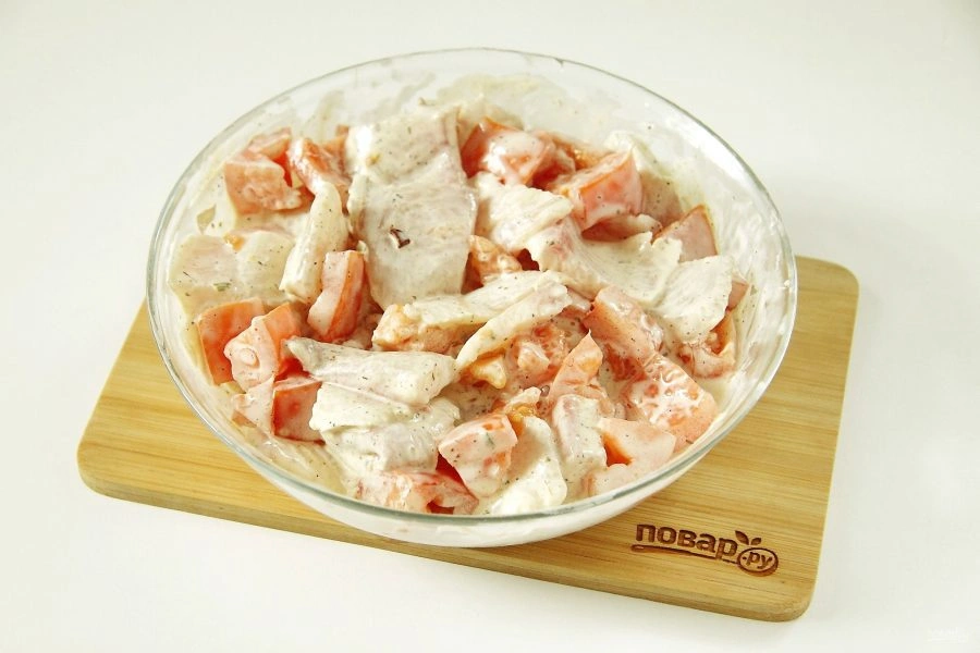 Шаг 3: Тилапия в духовке с картошкой