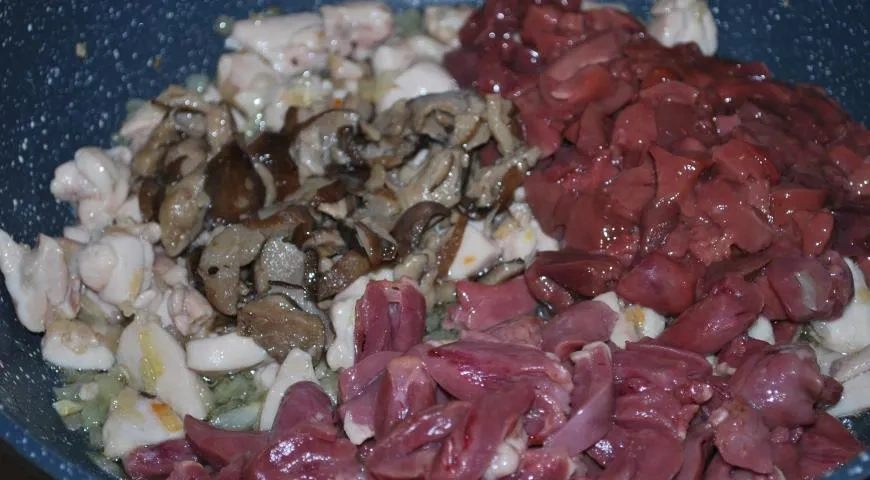 Тимбалло с макаронами: шаг 3