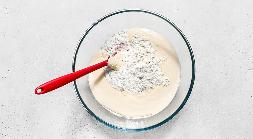 Творожный торт на сковороде: шаг 3