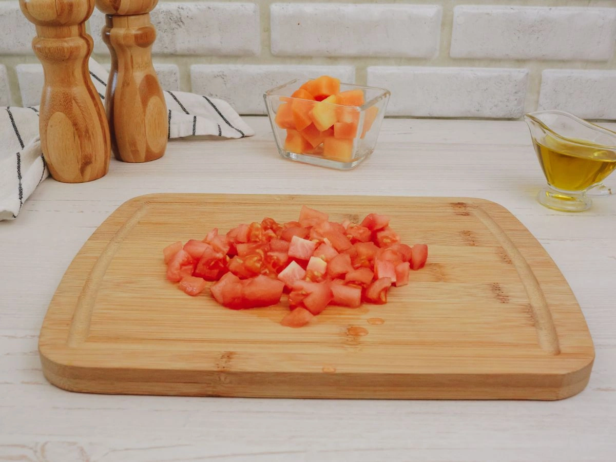 Шаг 3: Тыква с нутом