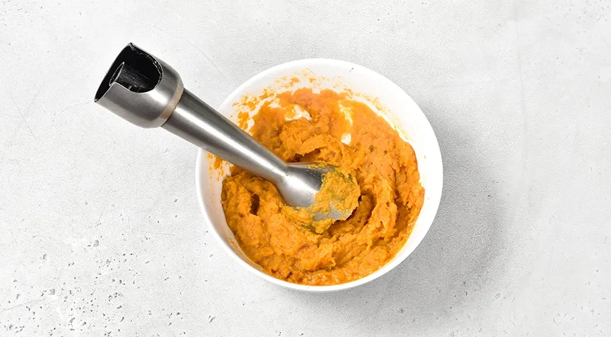 Тыквенная запеканка в мультиварке: шаг 3