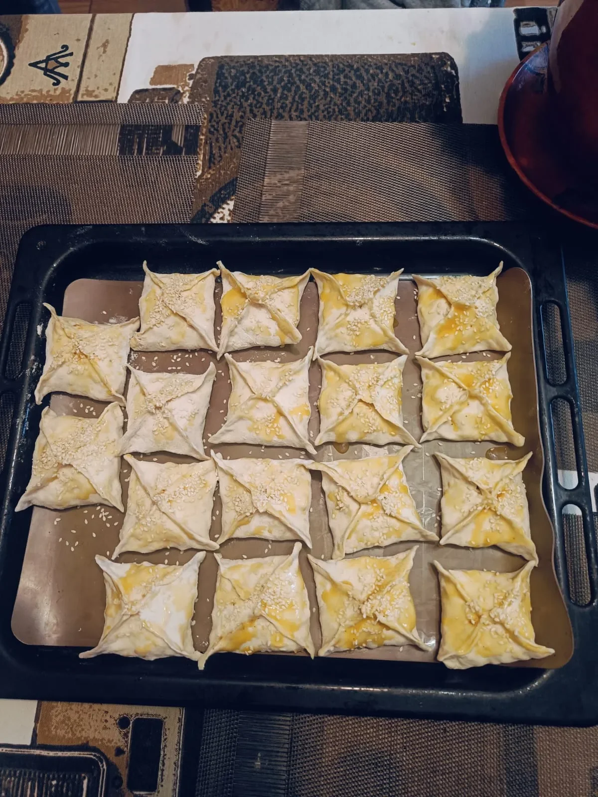 Тыквенно-картофельные слойки с кунжутом: шаг 3