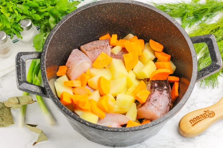 Шаг 3: Уха из щуки