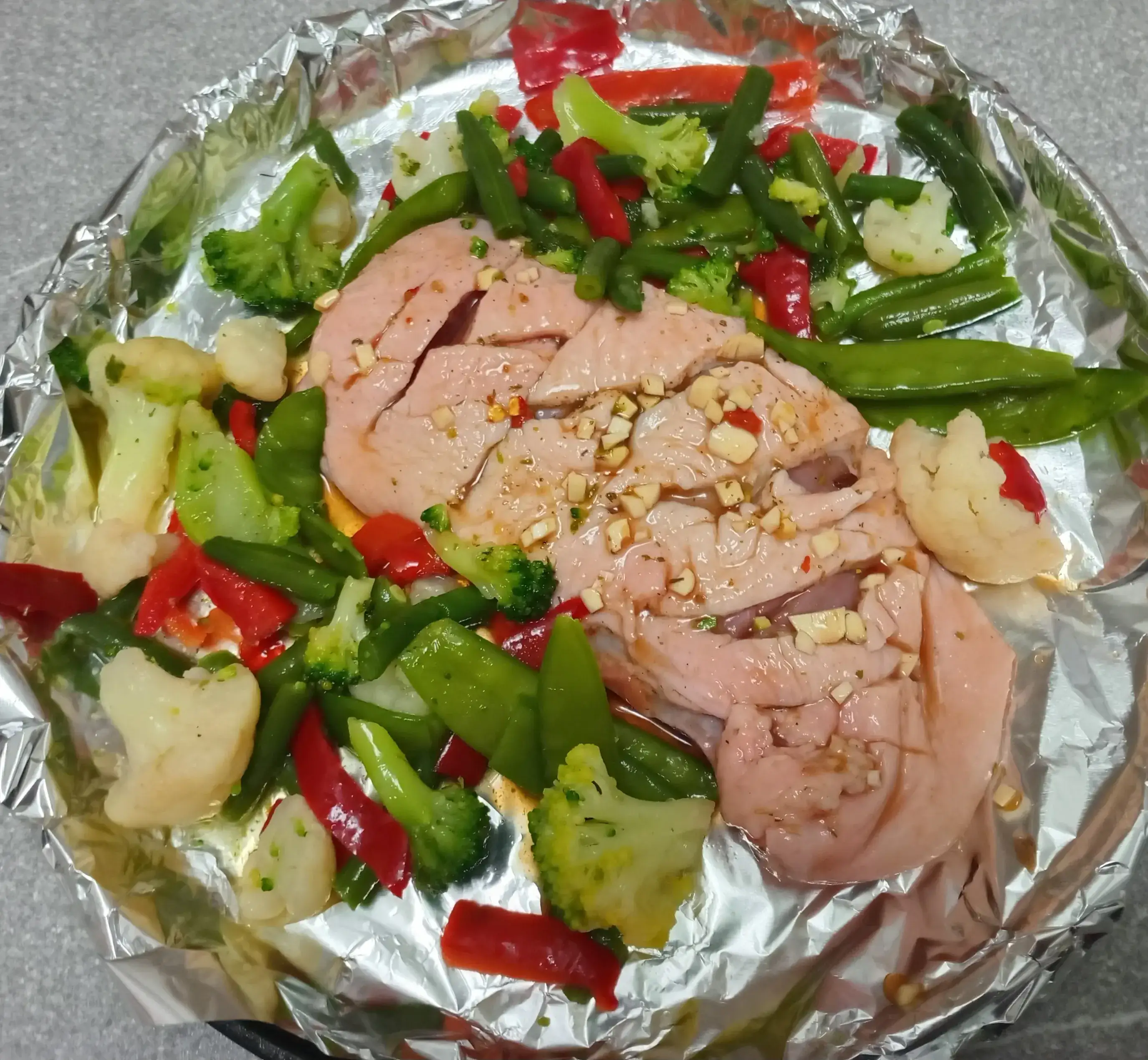 Утиная грудка запечённая с овощами: шаг 3