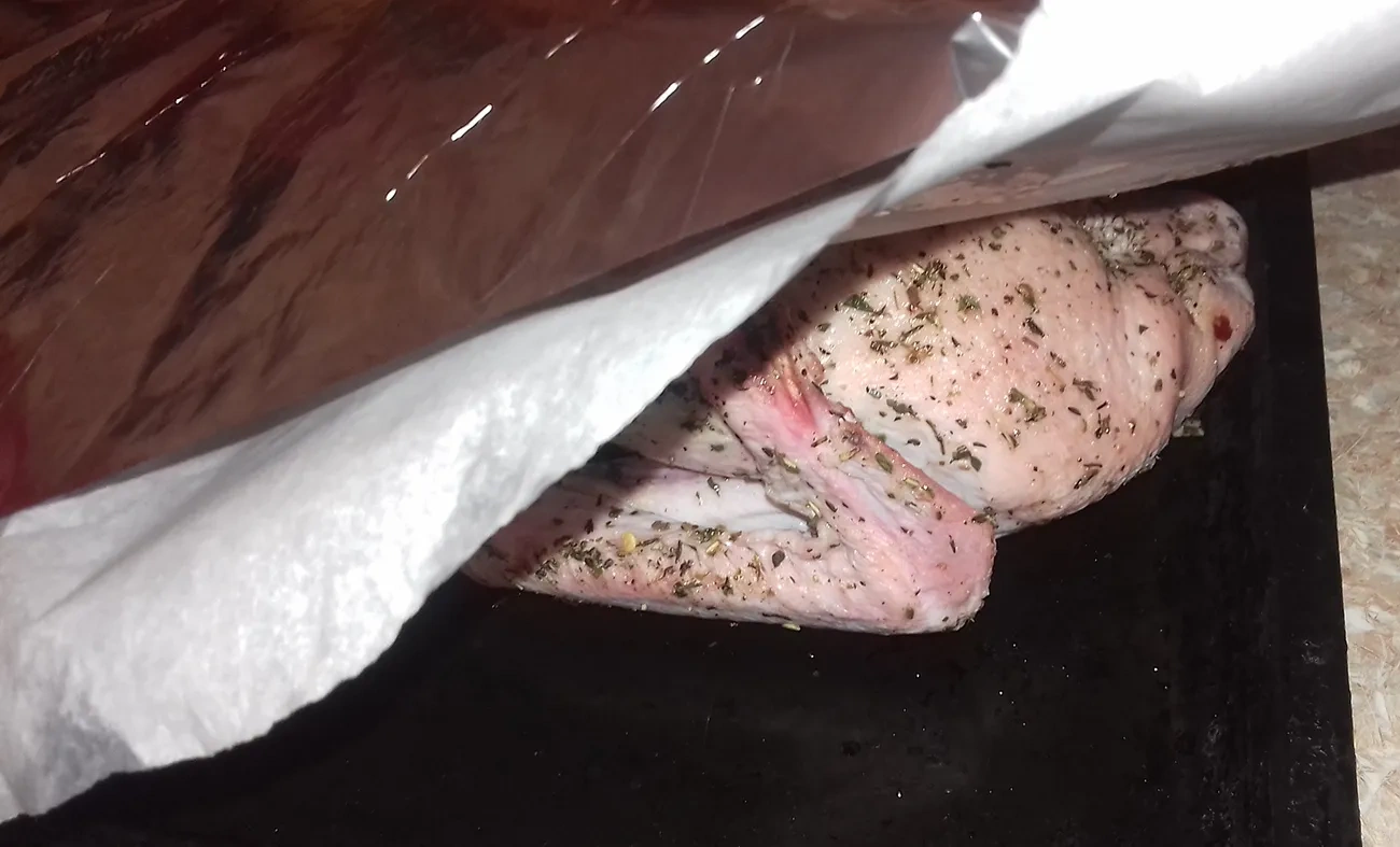 Утка с мандаринами: шаг 3