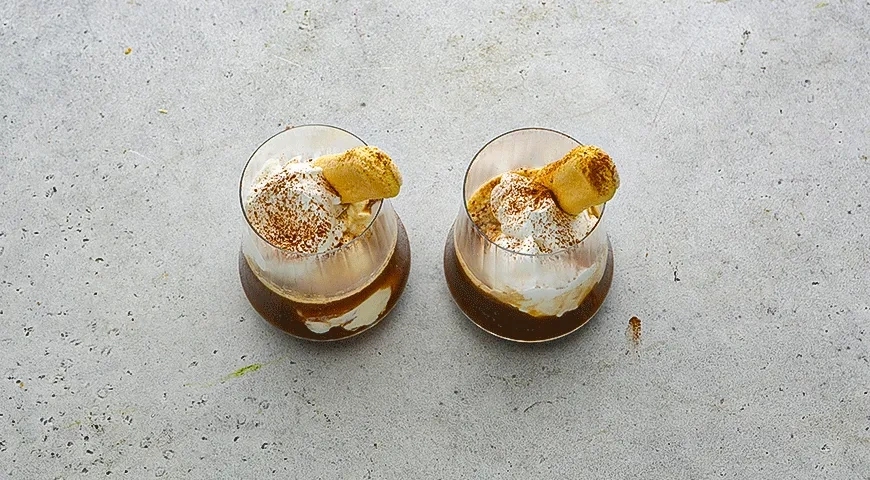 Ванильный аффогато с печеньем савоярди: шаг 3