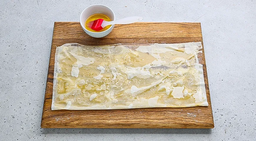 Яблочные мини-штрудели с мороженым: шаг 3