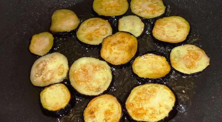 Закуска из баклажанов и моцареллы: шаг 3