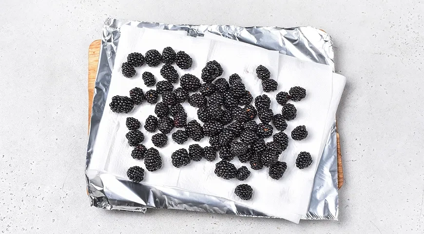 Замороженная ежевика: шаг 3