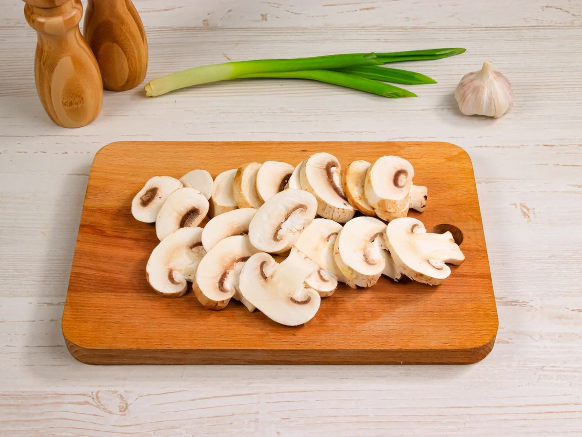 Шаг 3: Запеченный картофель с шампиньонами в сметане