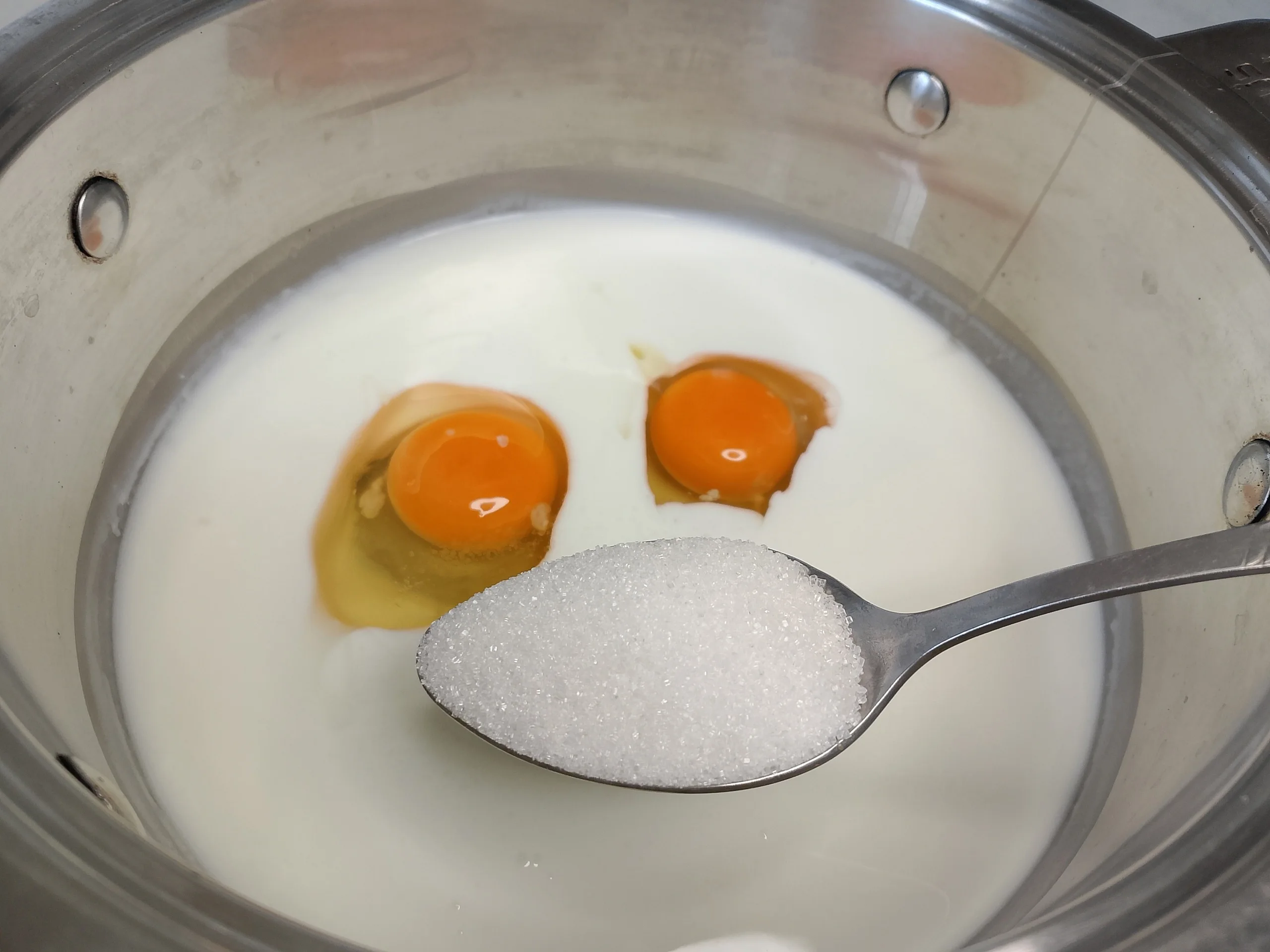 Шаг 3: Заварные блины на кефире