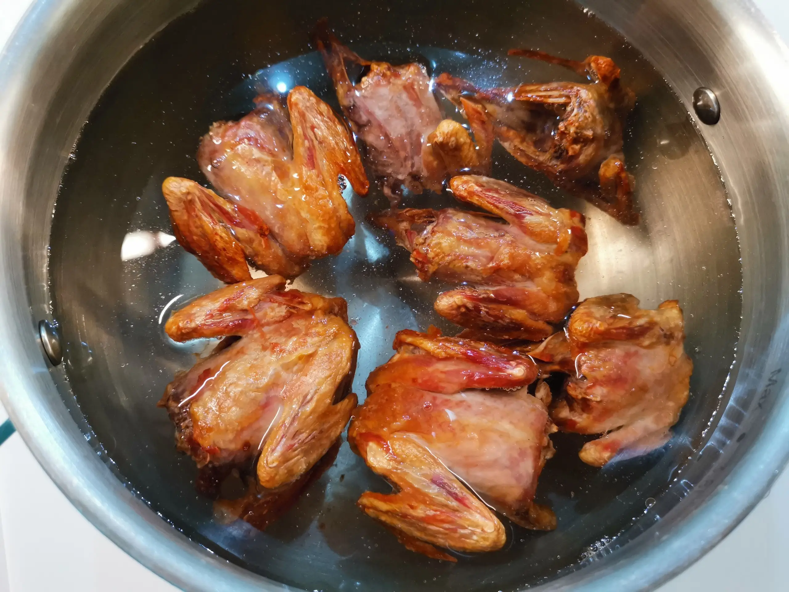 Шаг 3: Зеленые щи с перепелкой