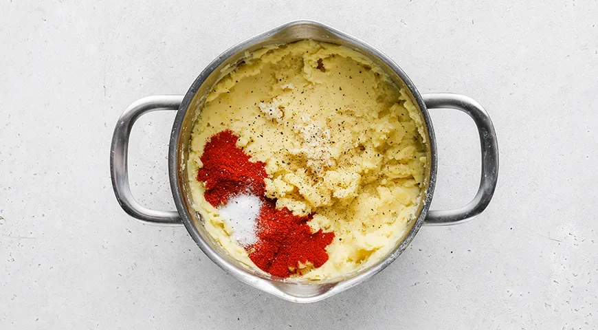 Жареные картофельные палочки из пюре: шаг 3