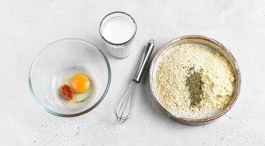 Жареные зеленые помидоры на сковороде: шаг 3