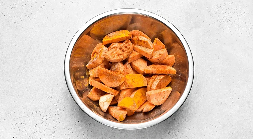 Жареный батат: шаг 3