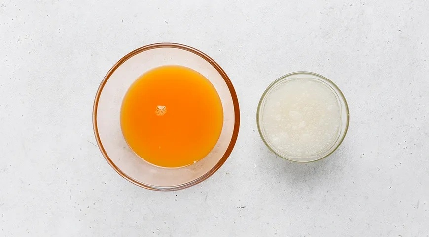 Желе с мандаринами: шаг 3