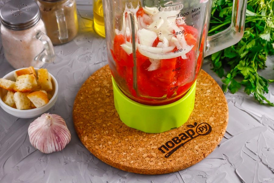 Шаг 4: Андалузский суп