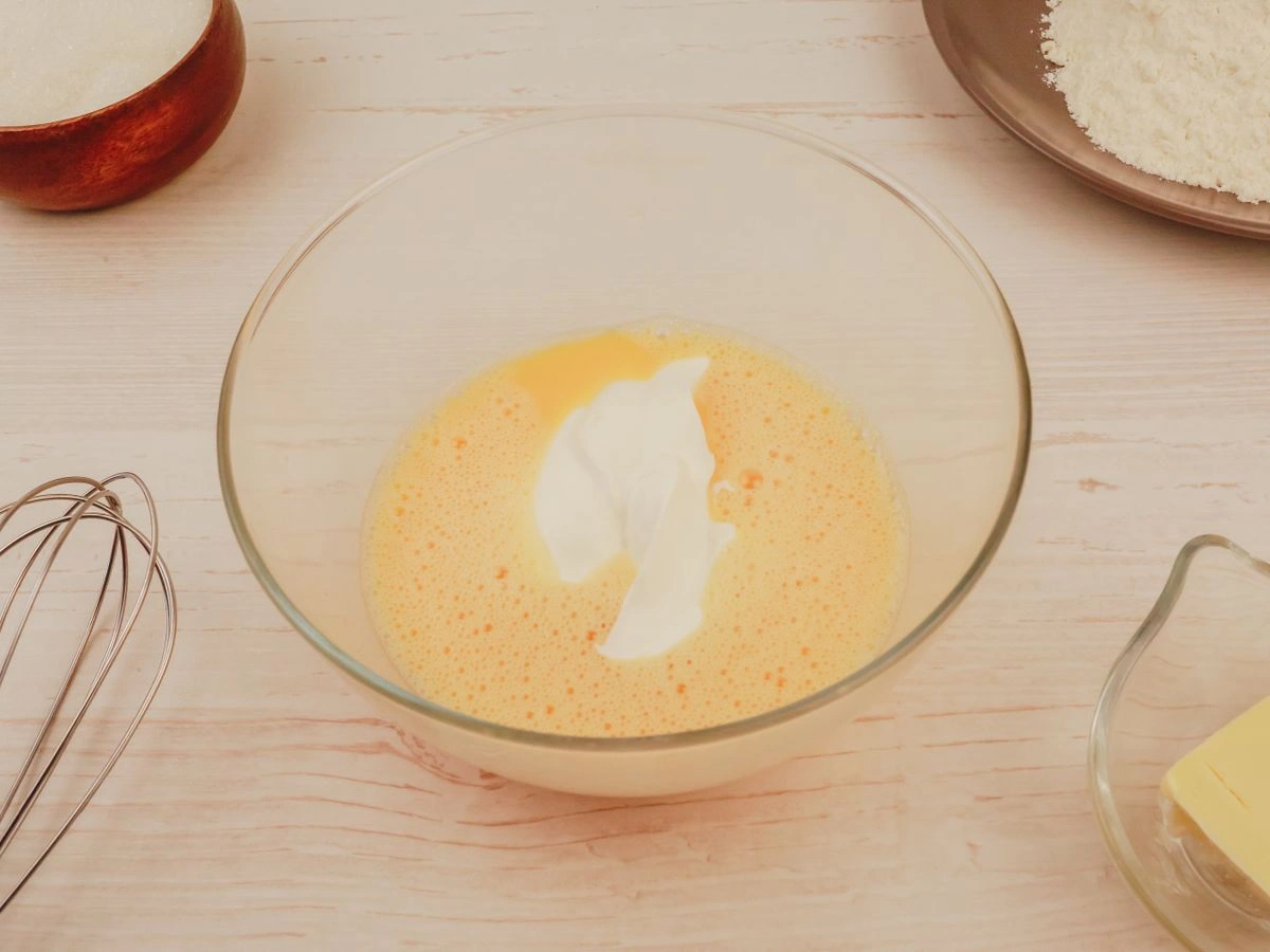 Шаг 4: Апельсиновый бисквит