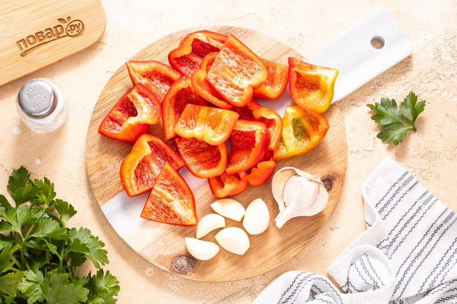 Шаг 4: Баклажаны по-грузински на зиму