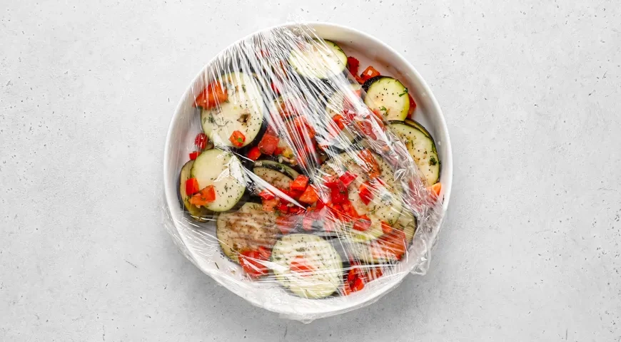 Баклажаны в микроволновке: шаг 4