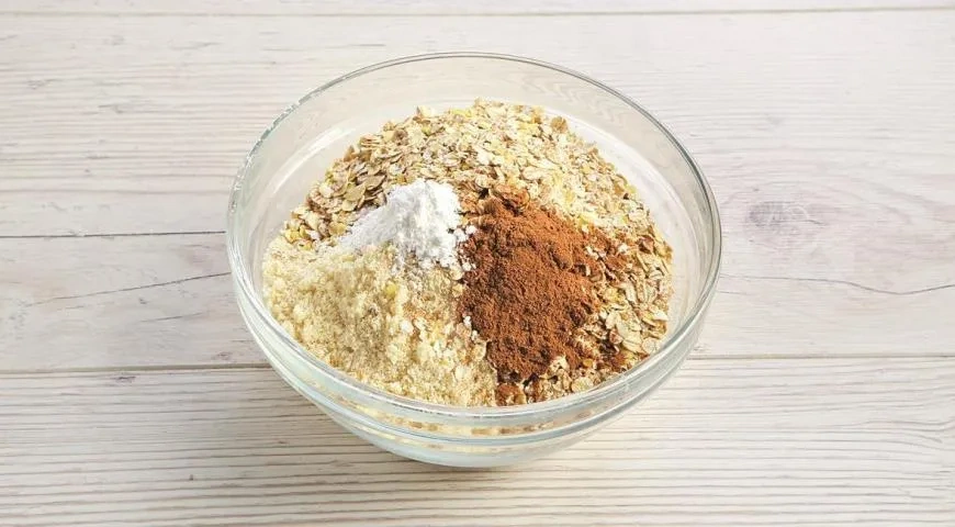 Банановые маффины с орехами: шаг 4