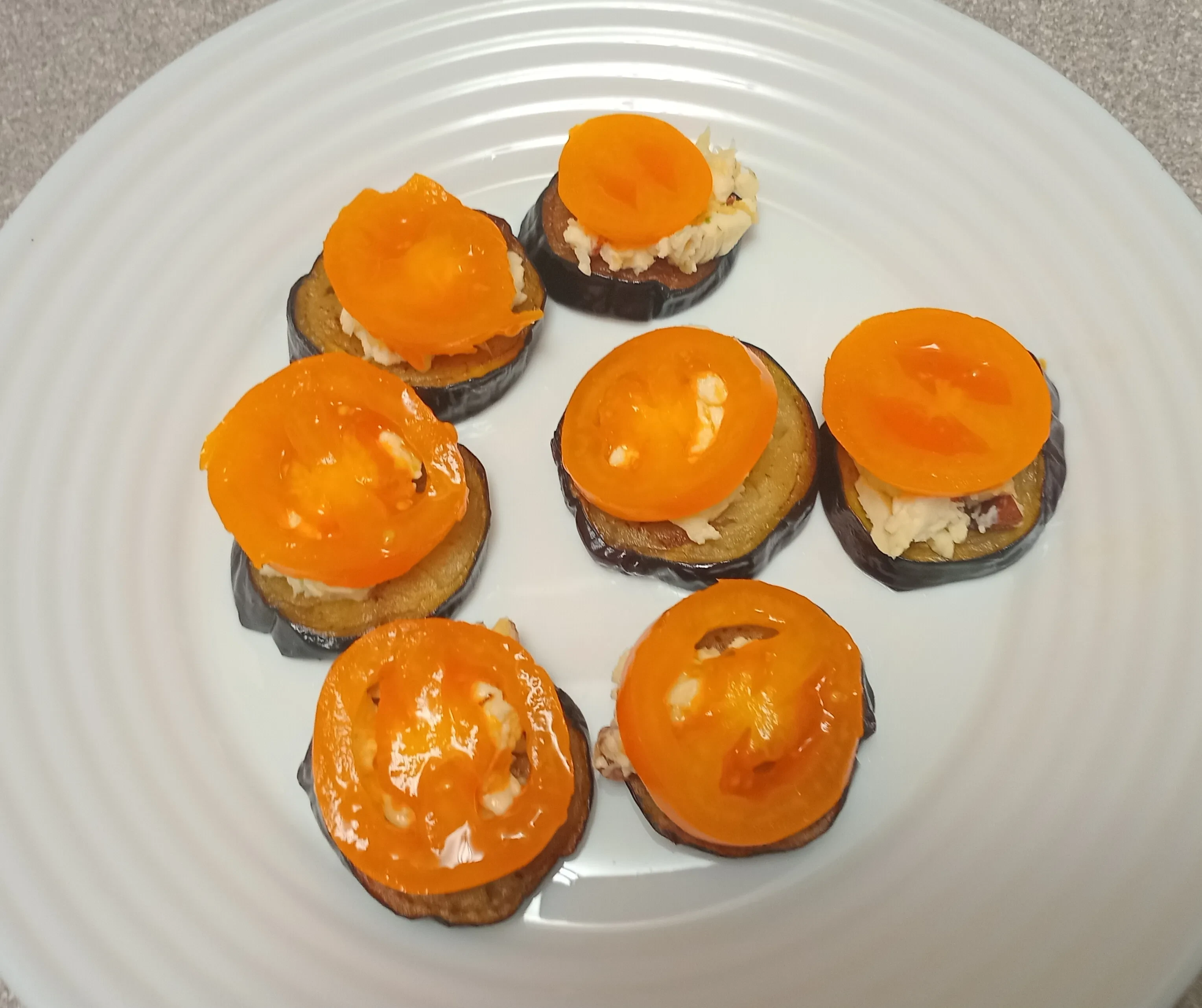 Башенки из баклажанов: шаг 4