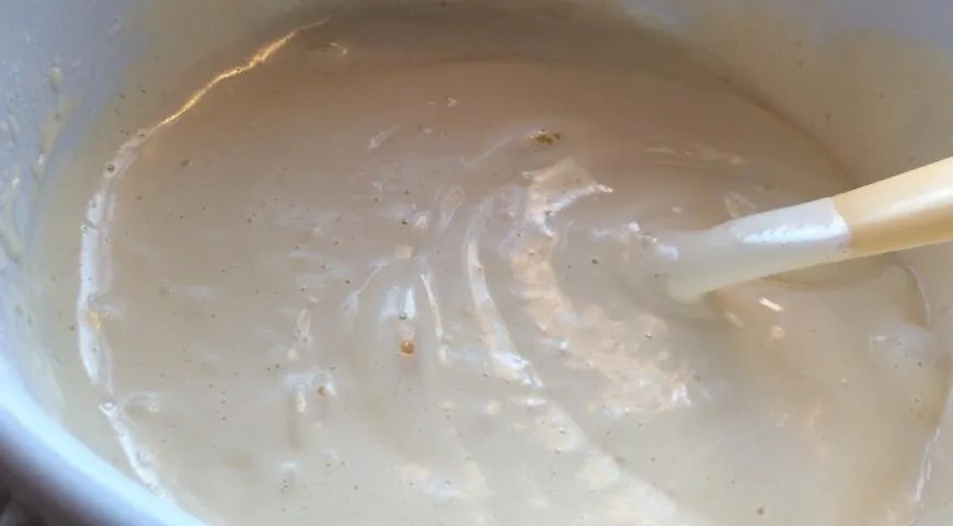 Бисквит с грушей: шаг 4