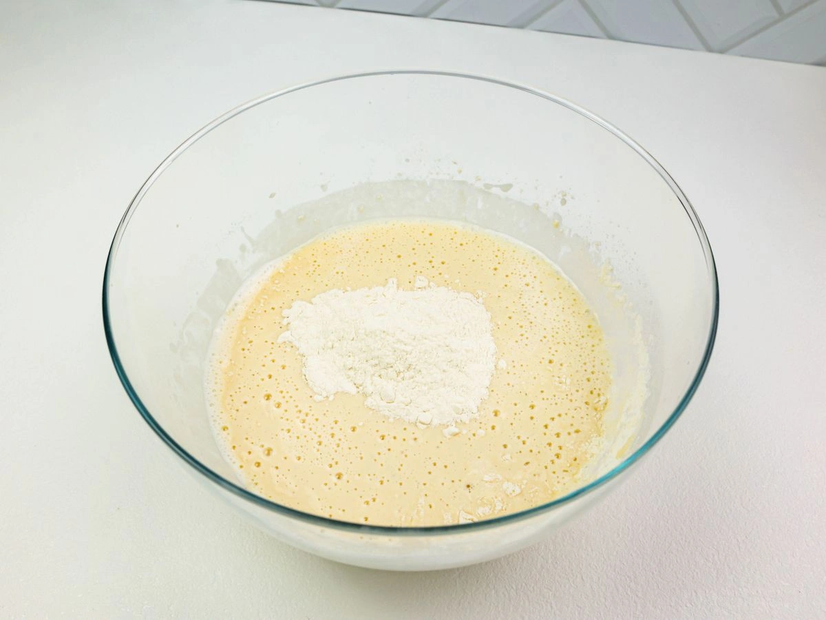 Шаг 4: Блинчики с яблоками и орехами